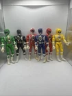 BANDAI 1993-94 SET OF 6 MIGHTY MORPHIN POWER RANGERS AS IS VINTAGE 8” FIGURES