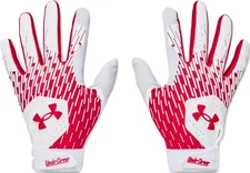 Large Red And White Sport Activity Gloves With Durable Grip And Breathability
