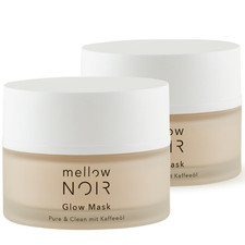 Mellow NOIR Glow Mask 2X 50Ml | Tägliche Nac...