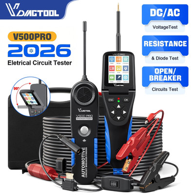 2026 VDIAGTOOL V500Pro Power Circuit Probe Breaker Tester Finder Tool Multimeter