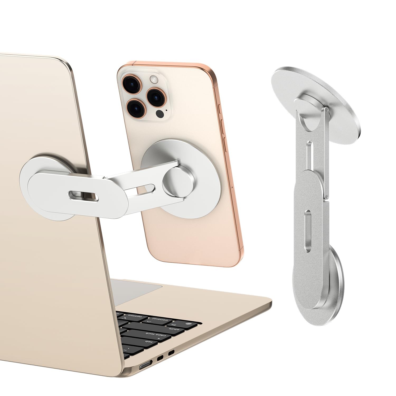 Support Téléphone Magnétique pour Ordinateur Portable et Caméra de Continuité