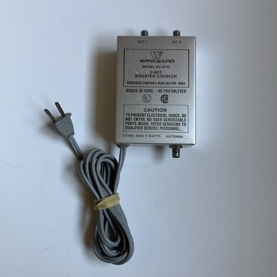 VTG Winegard Antenna Systems TV  Booster Coupler Model BC-8770 4 2 Set Splitter