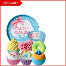 Luxury Moisturizing Bath Bombs Gift Set - Handmade Spa Treats for Sensitivity