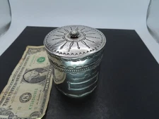 c. 1930s Hopi Morris Robinson Sterling/Coin Silver Trinket Box, 223g
