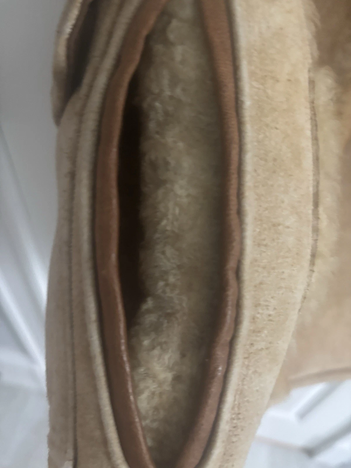 VTG Overland Sheepskin Co. Shearling Vest Multi Pocket Western Men's Small image 9