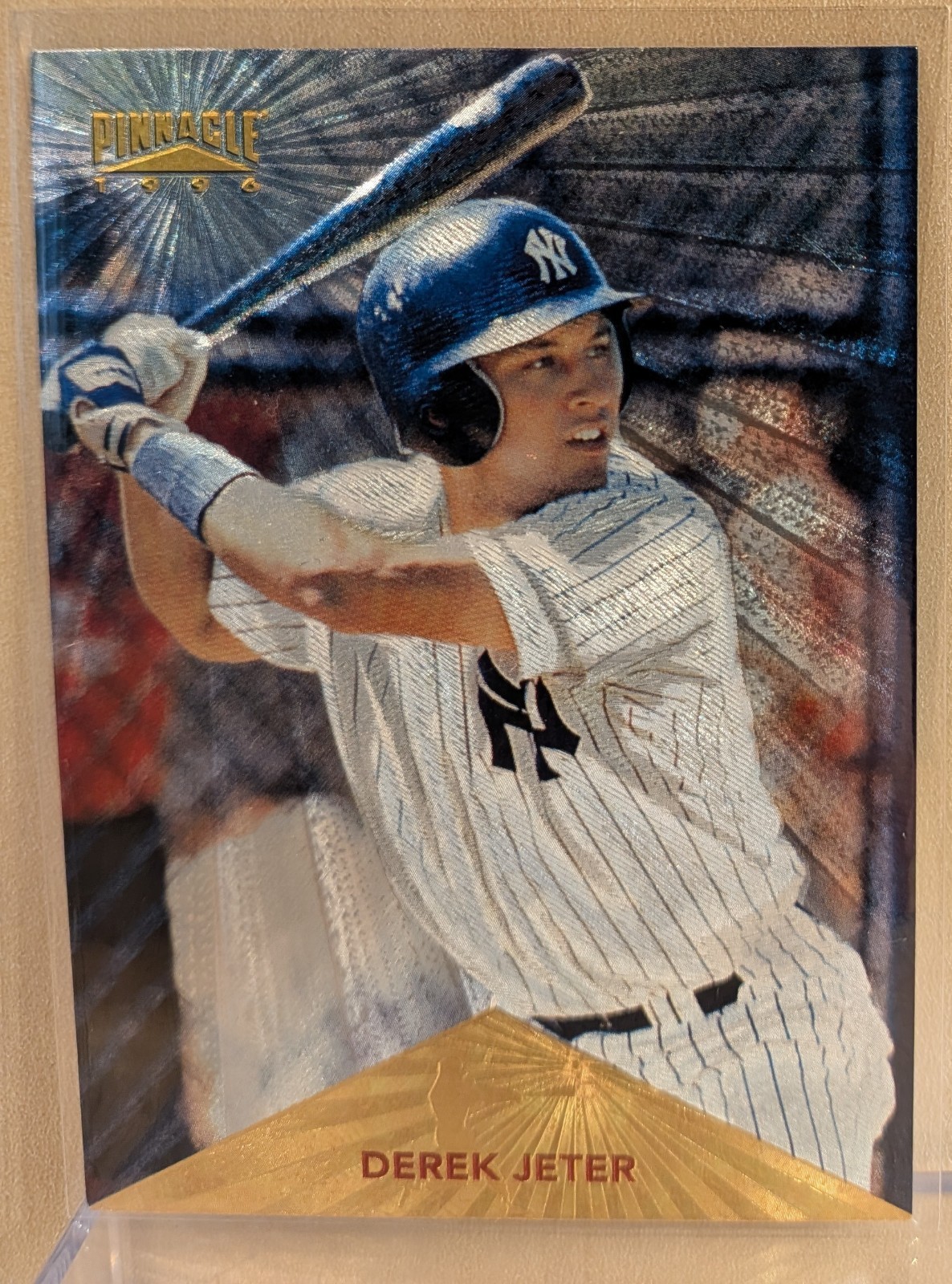 1996 Pinnacle STARBURST #97 Derek Jeter Yankees RARE ROOKIE RC DUFEX PARALLEL