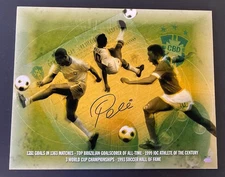 PELE signed 16x20 photo | Autograph - Steiner certified | Beautiful 'd/75!
