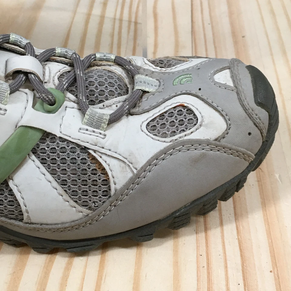 The North Face Zapatos Mujer 7.5 Hydro Trak Senderismo Tenis Gris Con Cordones Parte Superior Baja Foto 2 de 4