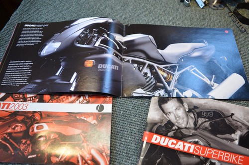 3 Ducati superbike sales brochure catalogs 749 999 ST 2001 2003 - Picture 8 of 8