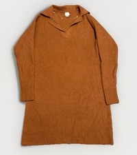 A New Day Brown Long Sleeve Polo Sweater Dress Women’s Size XS