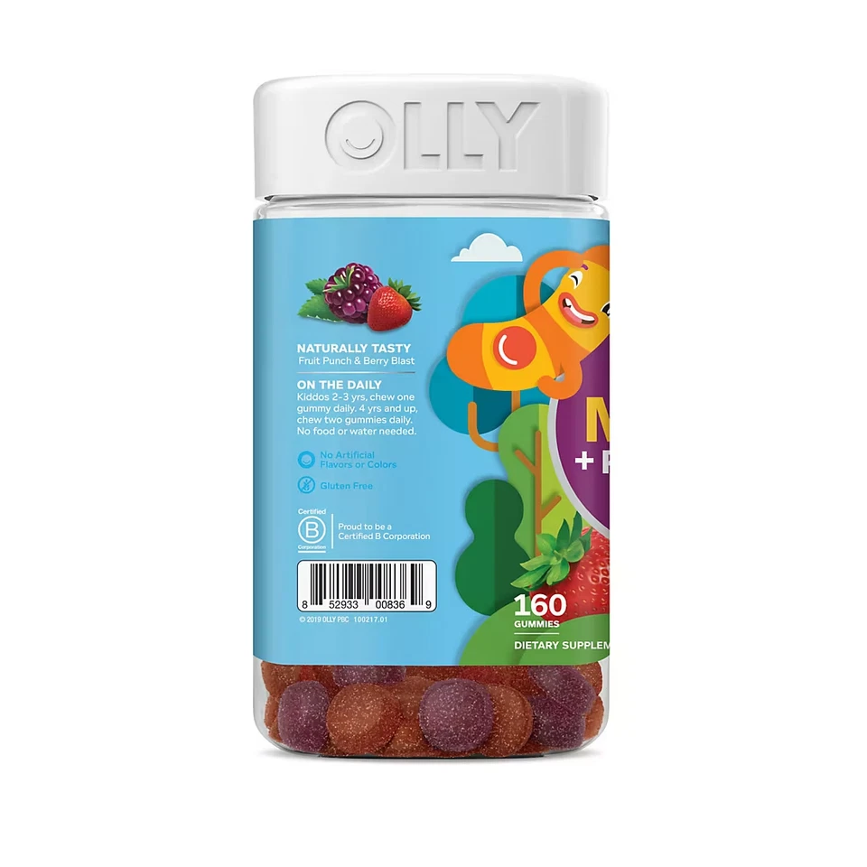 Multi Olly para niños con gomitas probióticas - Berry Punch, 160 ct. Foto 3 de 4