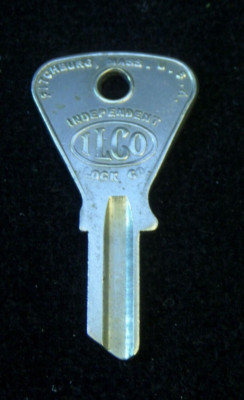 63F BORGWARD ISABELLA & L.K.W. DOOR TRUNK KEY BLANK 1950's models ''B'' ''P'' Code