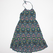 NWT Old Navy Multi Color Sun Paisley Dress Halter Neck Dress Girl XL 14-16