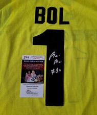 Bol Bol Signed Oregon Ducks Jersey Size L In Person JSA CERTIFIED