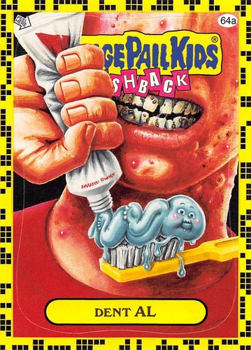GARBAGE PAIL KIDS 2011 FLASHBACK SERIES 2 PICK-A-CARD YELLOW BASE STICKERS TOPPS - Picture 254 of 321