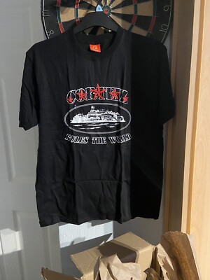 Corteiz 5 Star T-shirt - Black/White/Red - Size Medium | eBay