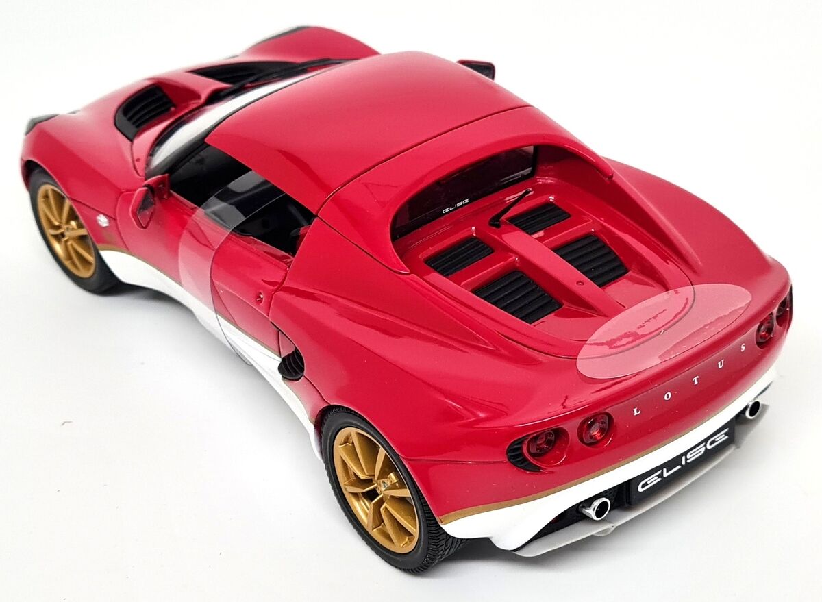 Jadi 1/18 Lotus Elise Type 49 Gold Leaf GP Livery Red Jadi 1/18 Lotus Elise Type 49 Gold Leaf GP Livery Red