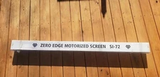 Zero Edge Motorized Black Diamond Projector Screen HD - SI-72 - In-Screen Motor