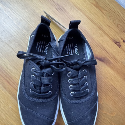 Toms cordones cupsole canvas sneakers size 12.5 nwt - Picture 3 of 12