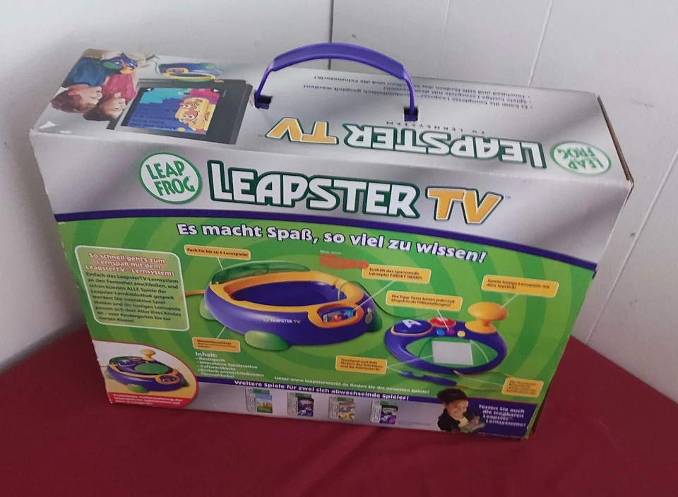 LEAPSTER TV LEAPFROG Kindercomputer.  TV Lernsystem. - Bild 2 von 3