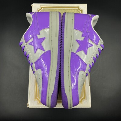Size 11 OG Bapesta Purple / Grey 2005 A Bathing Ape Bape Nigo | eBay