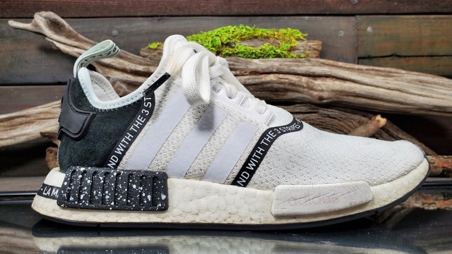 adidas nmd r1 womens white and black