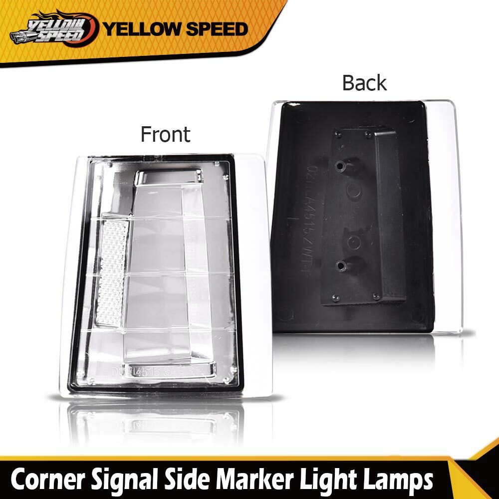 4Pcs Fit For 94-98 Chevy CK C10 1500 2500 Clear Corner 4Pcs Fit For 94-98 Chevy CK C10 1500 2500 Clear Corner