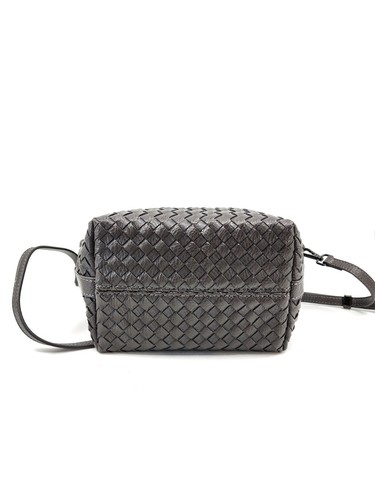 HZ-3069 Women's Vegan Leather Woven Small Top Zip Satchel Tote - Afbeelding 15 van 18