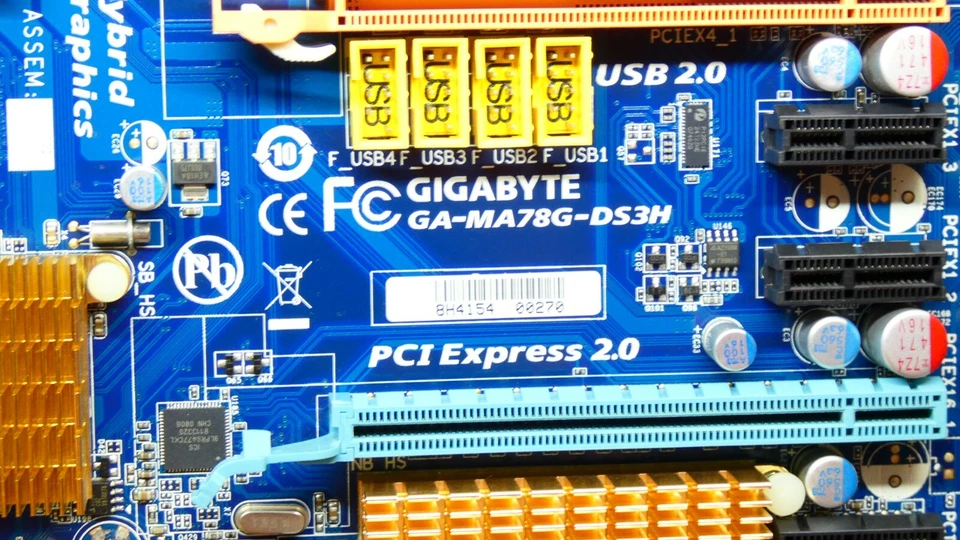 Placa madre GIGABYTE GA-MA78G-DS3H - Socket AM2/AM2+/AM3 - Imagen 2 de 4