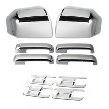 For 2015-2020 Ford F150 Chrome Mirror Covers 4 Door Handle Bowl Plate Covers Us
