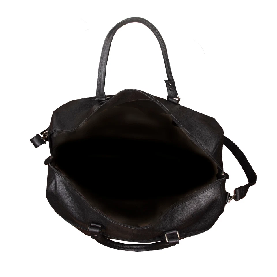 REISETASCHE WEEKENDER SPORTTASCHE REISE TASCHE RINDLEDER SCHWARZ - Bild 4 von 4