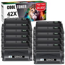 10PK Q5942X 42X Toner Cartridge for Hp LaserJet 4250 4250dtn 4250dtnsl 4350