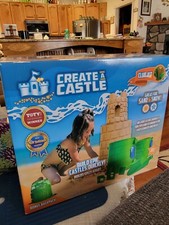 Create A Castle Tower Club Kit - Premium Sandcastle Building Kit, Green