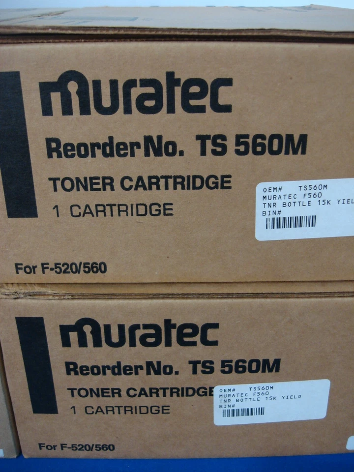 NEW SURPLUS GENUINE OEM MURATEC LOT OF 2 TS560M TONER DK2030US DRUM F- 520 F-560 - Image 4 of 4