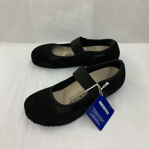 Birkenstock nuovo con scatola Tess nero nabuk in pelle goffrata taglia normale a scelta - Foto 3 di 5