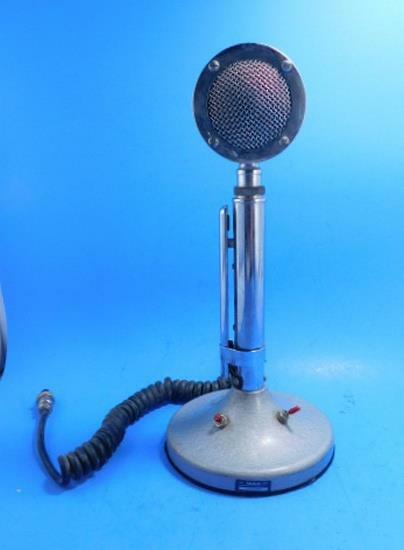 Astatic D 104 Black And Gold Microphone Eagle Back W Stand