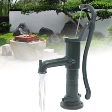 Hand Well pump Manual Deep Water Pump Cast Iron Handheld Press Garden