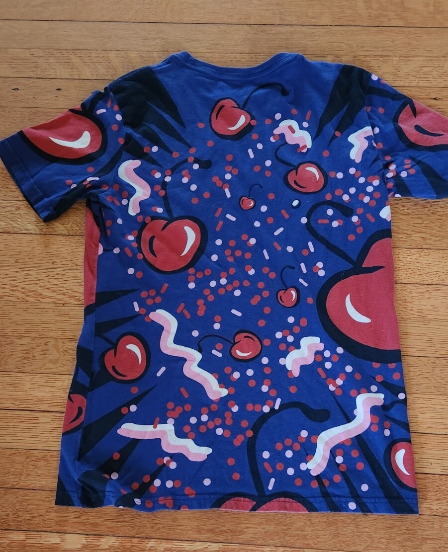 Rare Vintage Cherry Pop Tarts 90's T-Shirt All Over Print