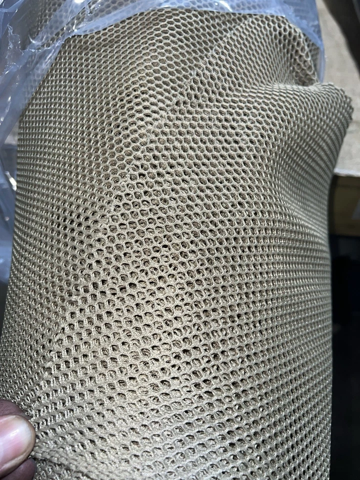 Tan 499 Military Spacer Mesh Fabric – 60” Wide, 4-Way Stretch, Apex R7118 - Image 2 of 4