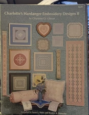 Lot Of 8 Charlotte Hardanger Embroidery Designs Books