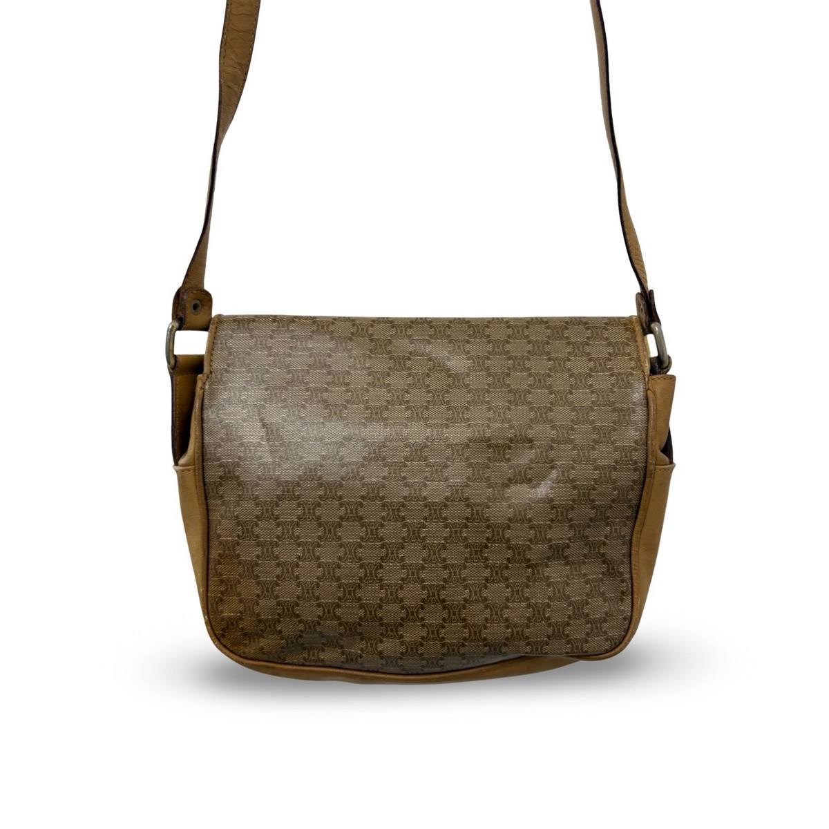 【美品】mame pvc bag / brown MZ Wallace Copper Metallic Lacquer Small Metro Camera Crossbody