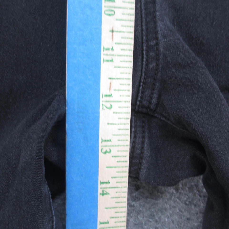 Pantalones de mezclilla informales Thalia Sodi para mujer 2XL negros ajustados elásticos Foto 4 de 4