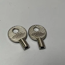 2- Sprinkler Controller Door Key Timer Lock for Orbit and Silver