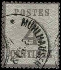 FRANCE 1870  TIMBRE ALSACE LORRAINE   YT n° 3 Oblitéré / Used (B2)
