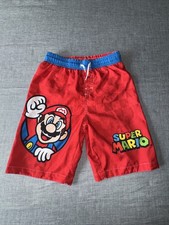 Super Mario Swim Trunks Size 7/8