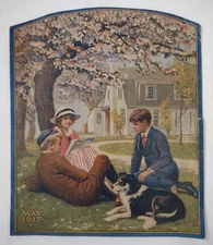 Antique St. Nicholas Magazine front cover image Clipping photo May 1917