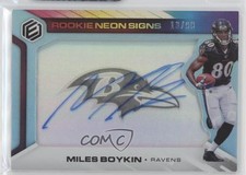 2019 Panini Elements Rookie Neon Signs Blue 13/99 Miles Boykin #RNS-MB Auto 1u6