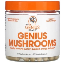 Genius Mushrooms, 90 Veggie Capsules