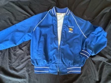 King Louie Pro Fit Jacket Size-M Royal Blue Zip Up Sunoco Ultra