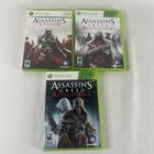 Lot Of 3 Assassin's Creed Xbox 360 Games
